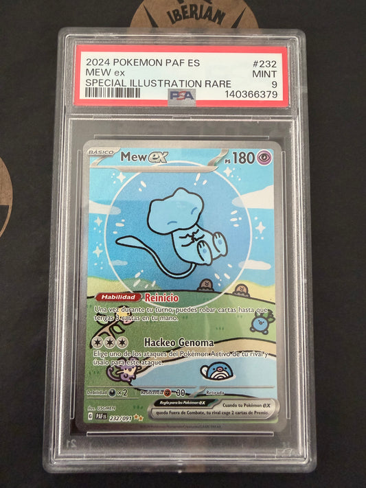Mew ex ( Buble Mew ) Español PSA 9