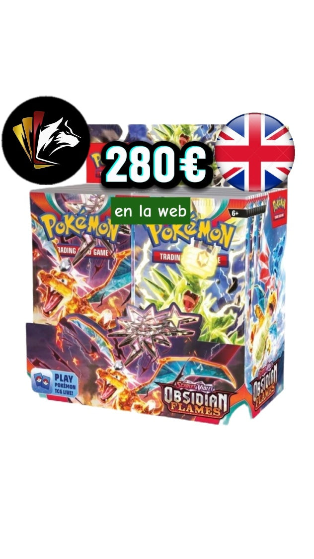 Booster Box Obsidian Flames , Ingles.