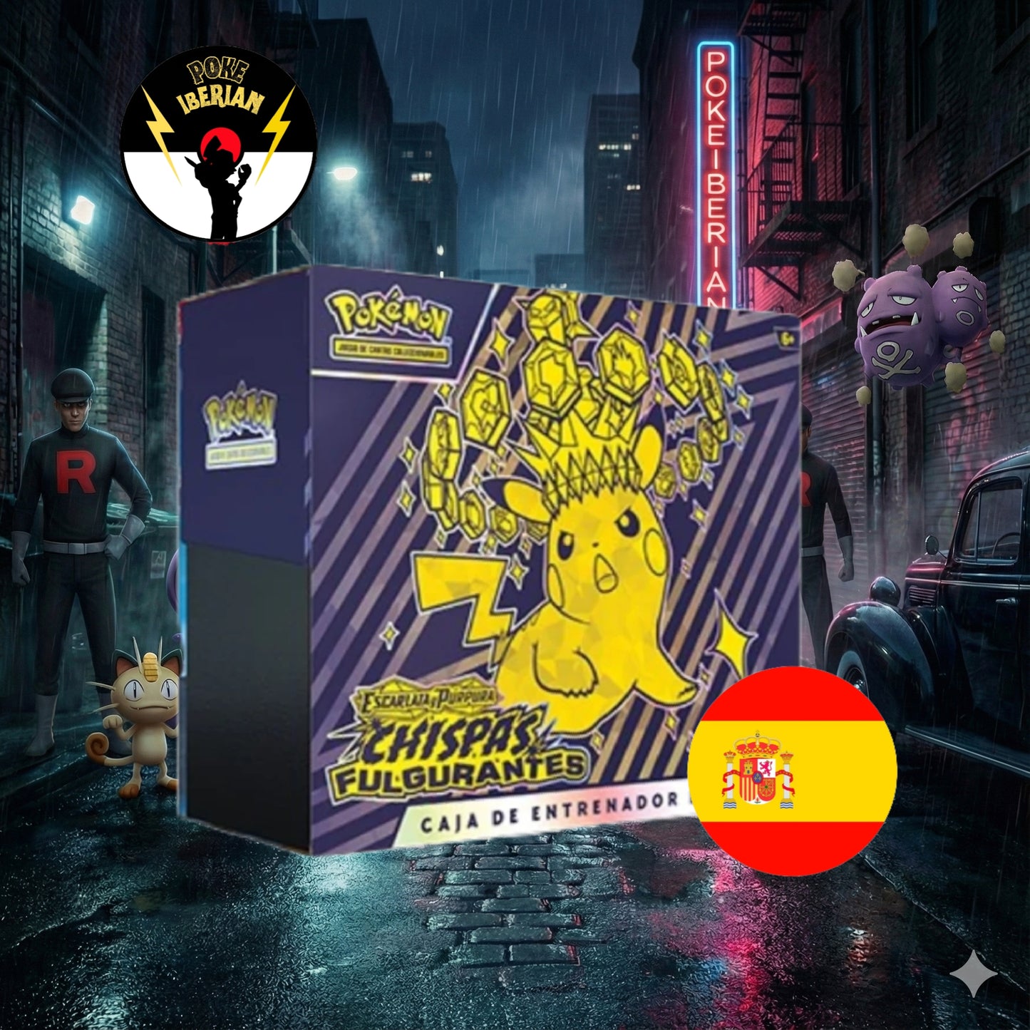 ETB Chispas Fulgurantes , Español. - Pokeiberian Coleccionables