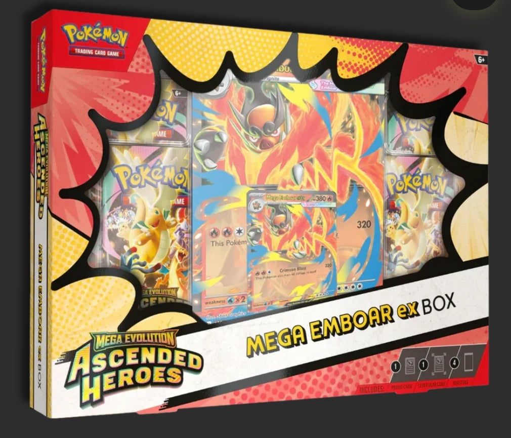 Caja premium Héroes ascendentes Mega ex