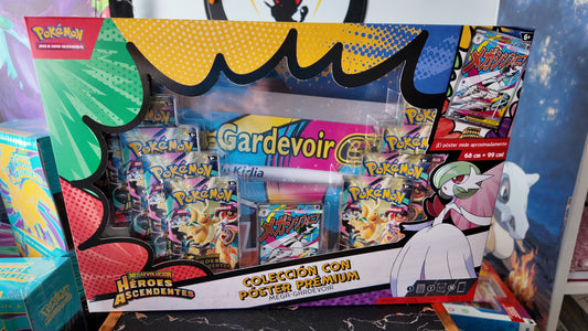 Coleccion Premium con poster , Héroes Ascendentes , Español, PEQUEÑAS ROTURAS EN EL CARTON,NO AFECTA EL INTERIOR.