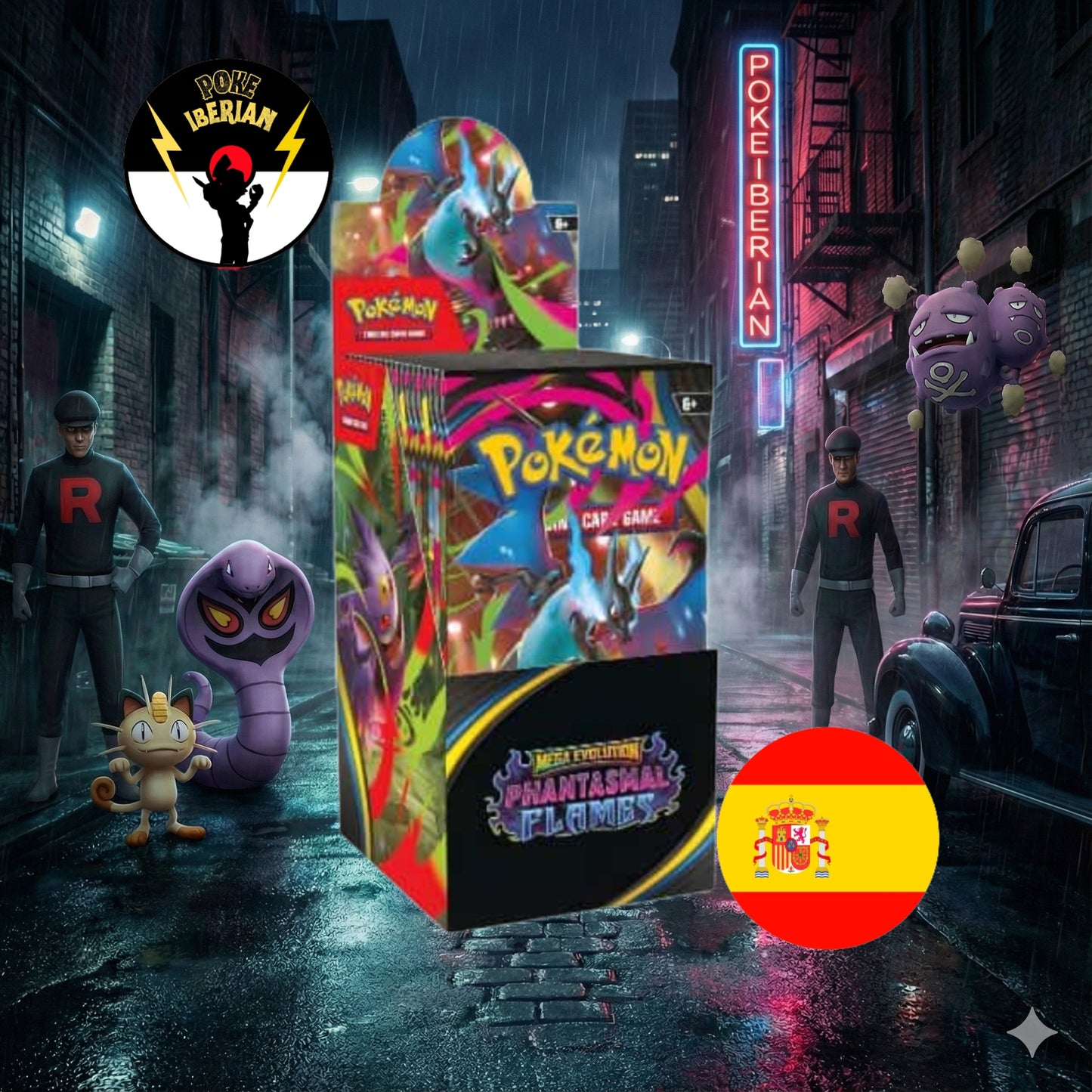 Caja de 18 Sobres Fuegos Fantasmales, Español