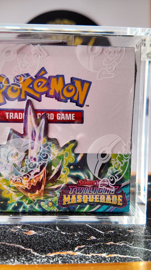 Booster Box Twilight Masquerade sellada , Ingles +acrílico