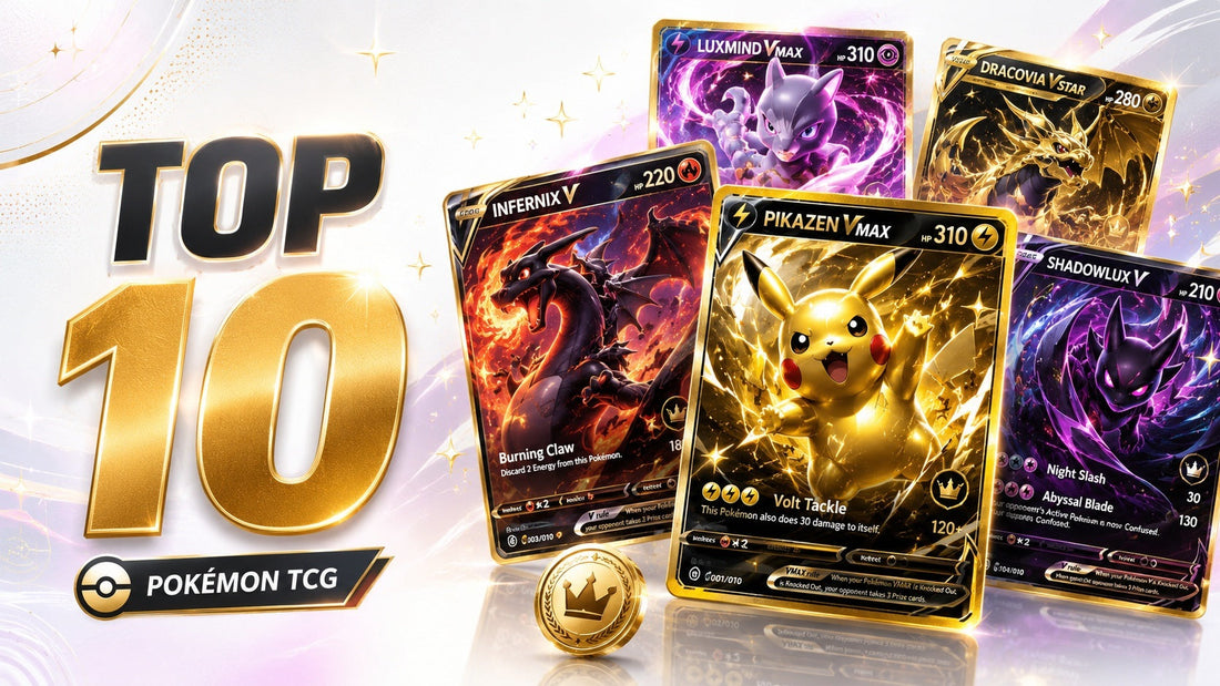¿Cuales son las 10 cartas Pokémon más caras?