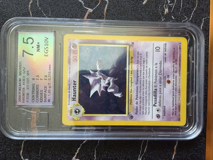 Haunter Fossil Holo 1ª Edición, Español, European Grading 7,5 - foto original sin procesar