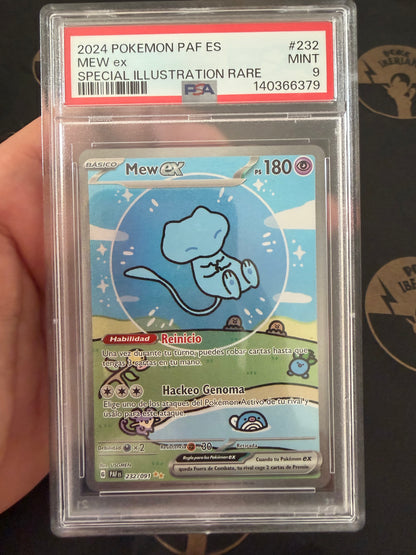 Mew ex ( Buble Mew ) Español PSA 9