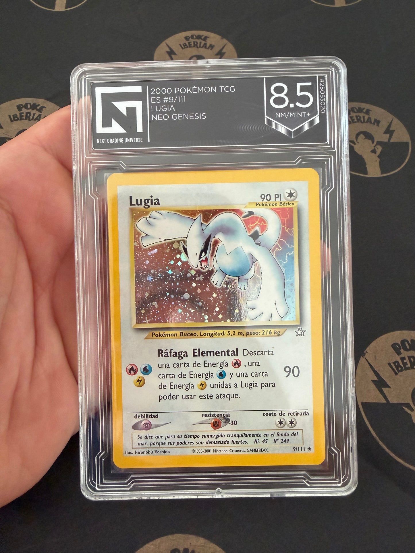 Lugia Neo Génesis , Español , NGU 8,5