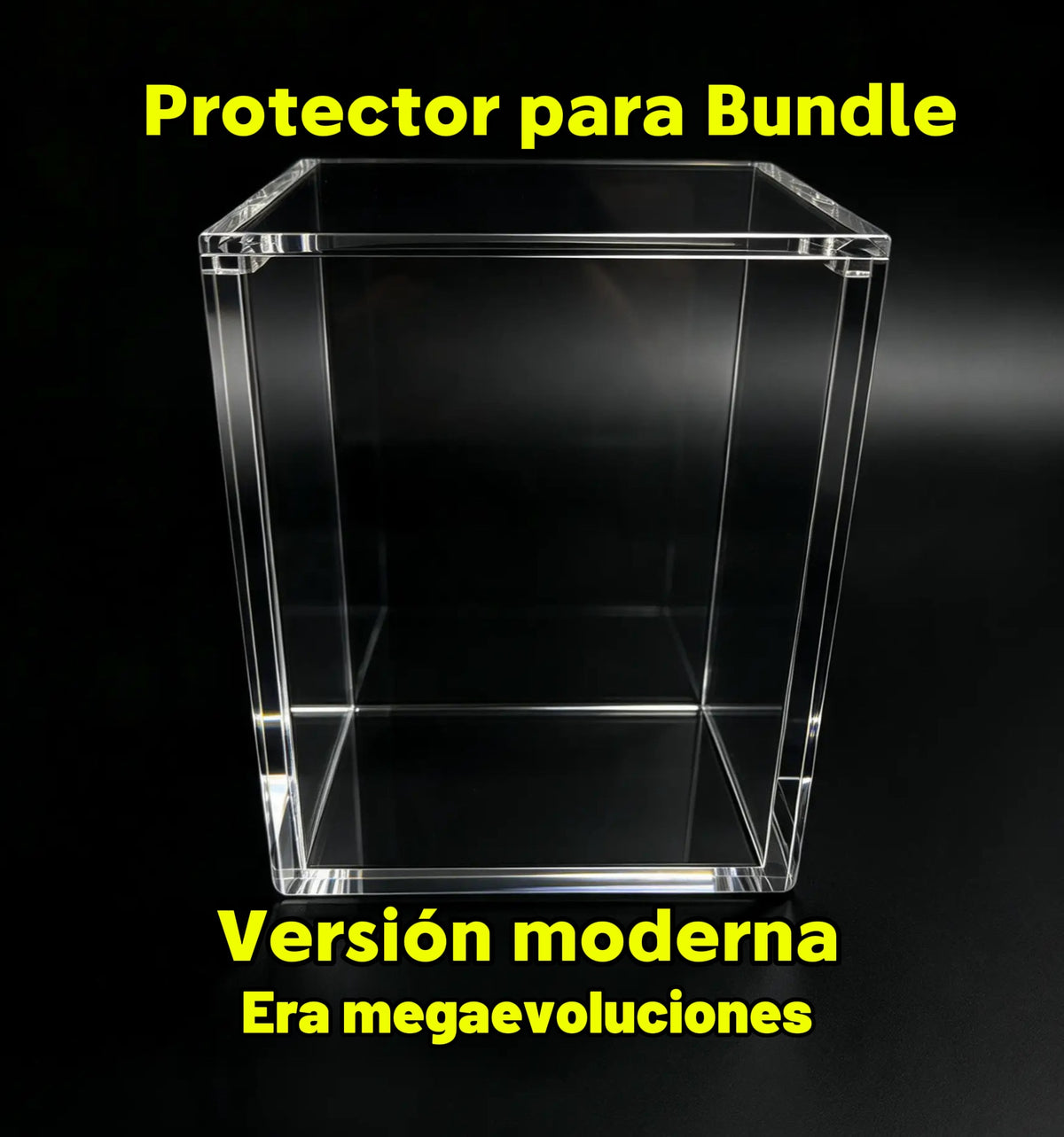 Protector acrílico transparente para Booster Bundle Pokémon TCG, versión moderna era Mega Evolución - Iberian Collect
