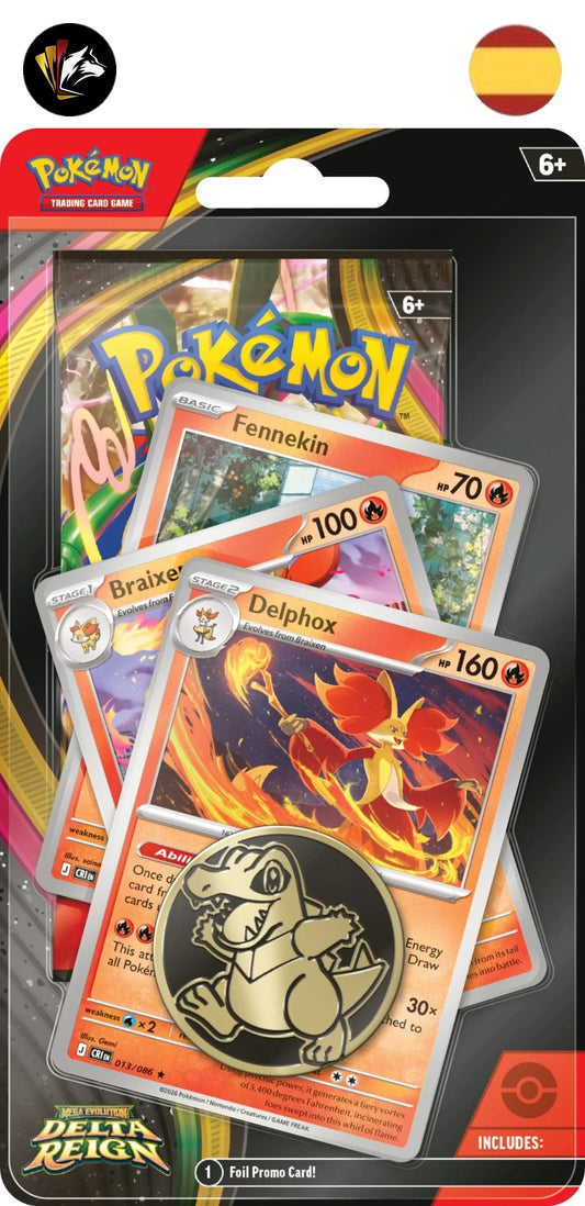 Blister Delta Reign Delphox Pokémon TCG - Iberian Collect