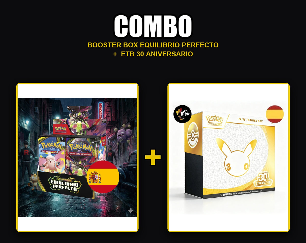 Combo Booster Box Perfect Order + ETB 30 Aniversario Pokémon TCG - Iberian Collect