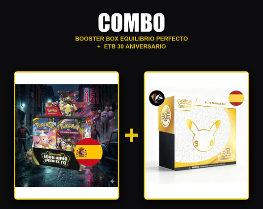 Combo Booster Box Perfect Order + ETB 30 Aniversario Pokémon TCG - Iberian Collect