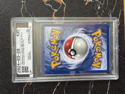 Poliwrath Base Set Holo 1ª Edición, Español, PSA 8 - foto original sin procesar