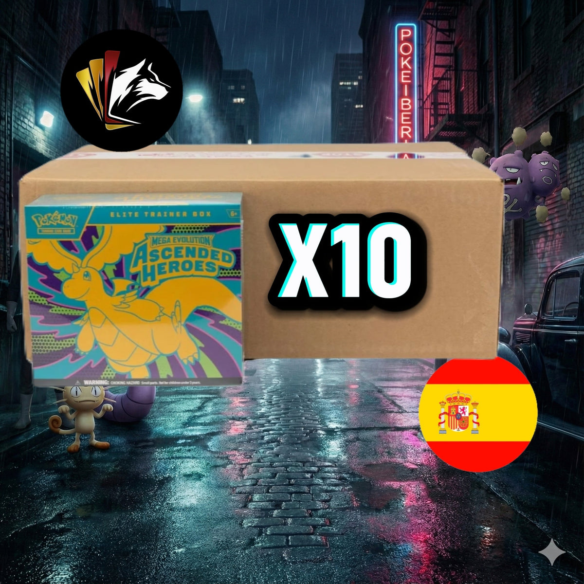 Case sellado 10 ETB Héroes Ascendentes.Esp