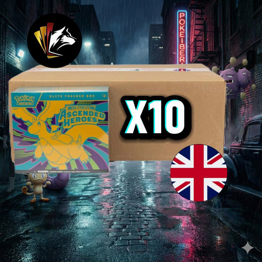 Case Sellado de 10 ETB , Ascended Héroes , Ingles