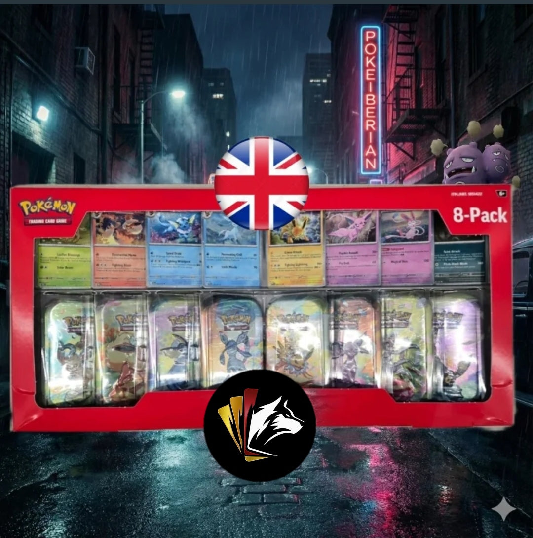 Cotsco Pack de latas prismatic Evolutions con cartas promo , exclusivo de USA