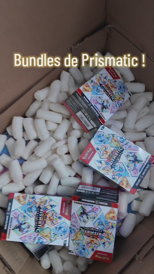 Prismatic Evolutions Booster Bundle, Ingles