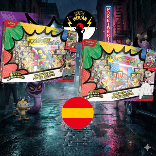 Coleccion Premium con poster , Héroes Ascendentes , Español, PEQUEÑAS ROTURAS EN EL CARTON,NO AFECTA EL INTERIOR.