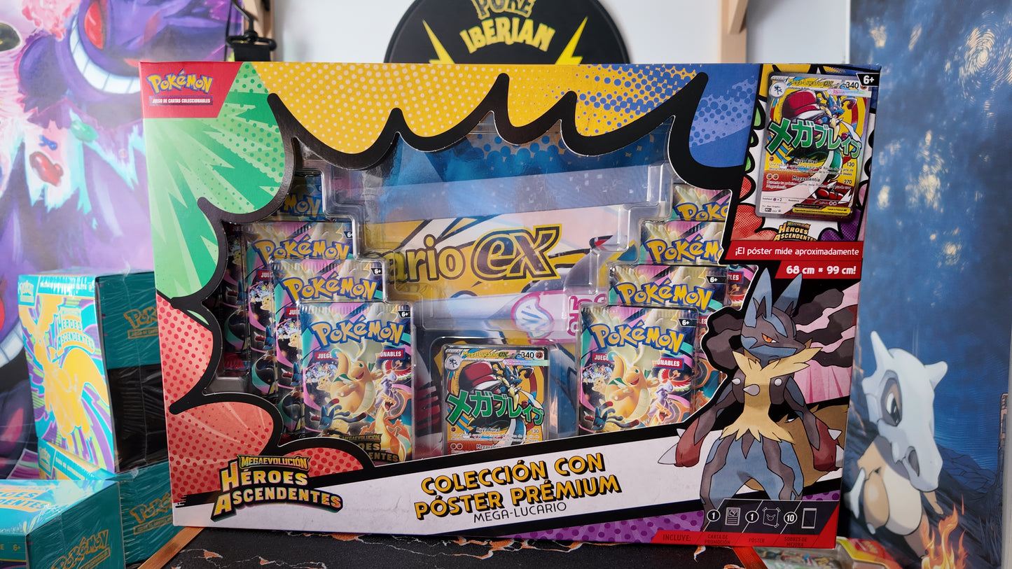Coleccion Premium con poster , Héroes Ascendentes , Español, PEQUEÑAS ROTURAS EN EL CARTON,NO AFECTA EL INTERIOR.