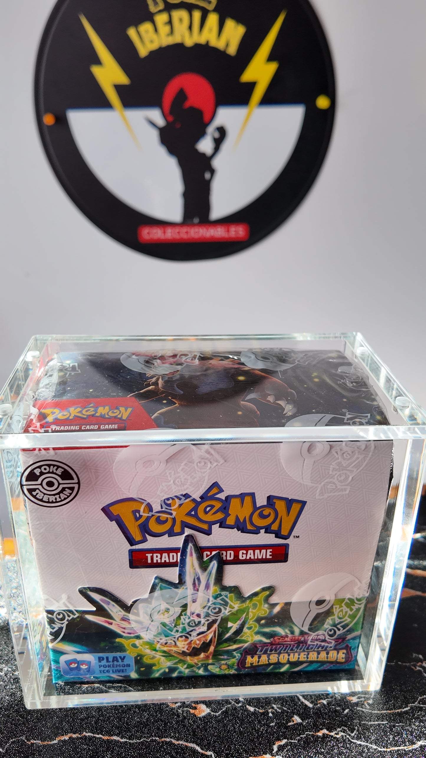 Booster Box Twilight Masquerade sellada , Ingles +acrílico