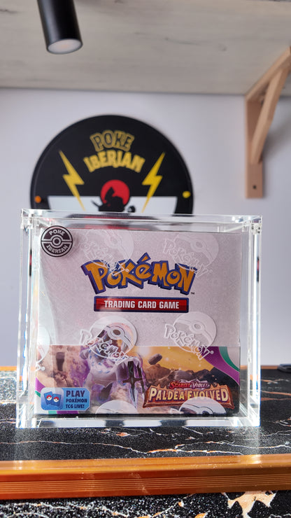 Booster Box Paldea Evolved ,sellada , Ingles + acrílico
