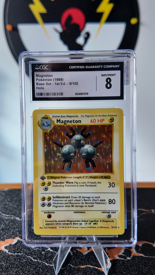 Magneton Base set , 1a edición , Shadowless CGC 8