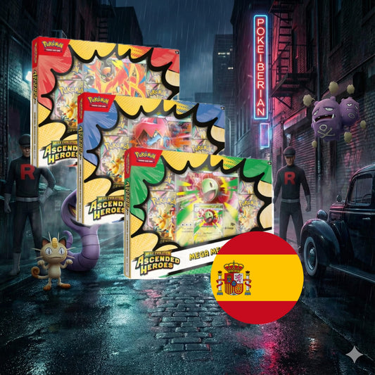 Caja premium Héroes ascendentes Mega ex