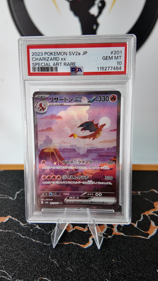 Charizard ex SAR 151 japones , PSA 10