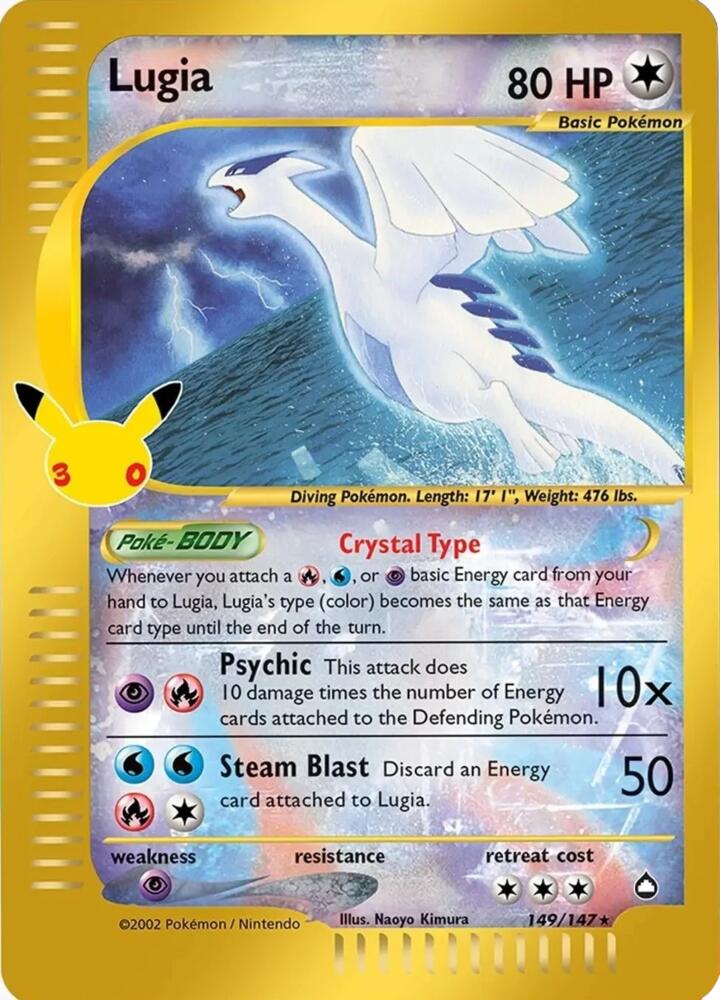 30 aniversario Pokemon - mejor carta