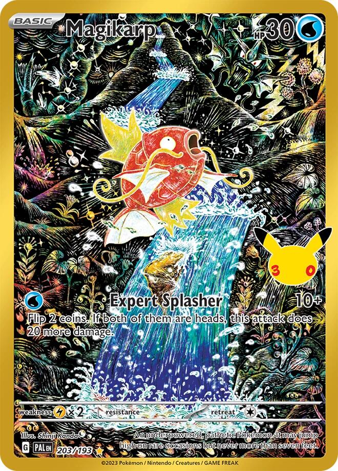 30 aniversario Pokemon - mejor carta