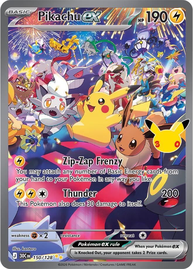 30 aniversario Pokemon - mejor carta